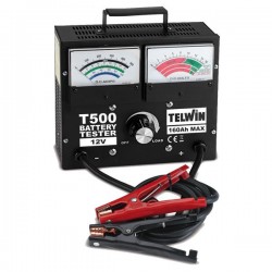 Ψηφιακό Battery Tester με Κροκοδειλάκια  TELWIN T500 BATTERY TESTER