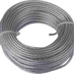 ΣΥΡΜΑΤΟΣΧΟΙΝΟ ΑΠΛΩΜΑΤΟΣ 50m - 6mm PVC-ZINC