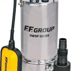 ΑΝΤΛΙΑ ΥΠΟΒΡΥΧΙΑ  ΑΚΑΘΑΡΤΩΝ ΥΔΑΤΩΝ INOX 1100W FF GROUP 43481 