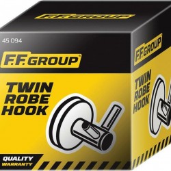 ΚΡΕΜΑΣΤΡΑ ΑΓΚΙΣΤΡΟ ΜΠΑΝΙΟΥ ΔΙΠΛΟ ΑΣΗΜΙ FF GROUP 45094