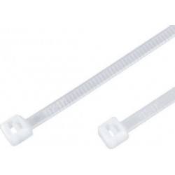 ΔΕΜΑΤΙΚΑ 300 X 4,8mm ΑΣΠΡΟ σετ 100 τεμ