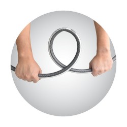 ΛΑΣΤΙΧΟ ΠΟΤΙΣΜΑΤΟΣ Benman 72006 SILVER FLEX ΡΙΓΑ 1/2  25m