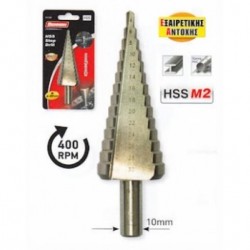 ΦΡΕΖΑ HSS ΚΩΝΙΚΗ ΜΕ ΔΙΑΒΑΘΜΙΣΗ Φ4-30mm BENMAN 74351