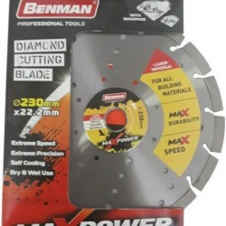 Διαμαντόδισκος Laser Universal Max Power 230mm Benman 74489