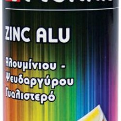 ΣΠΡΕΙ Γαλβανισμού Zinc Alu με Γυαλιστερό Εφέ Ασημί 400ml