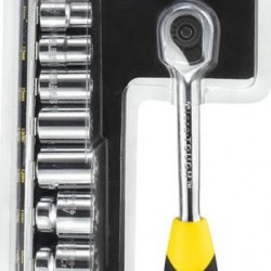 Microtough Καστάνια Χρωμίου Σετ 3/8 Stanley 0-94-611