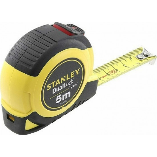 ΜΕΤΡΟ STANLEY STHT36803-0 Dual Lock Tylon με Αυτόματη Επαναφορά 19mm x 5m