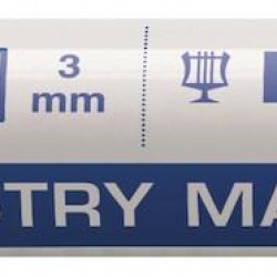 ΜΑΡΚΑΔΟΡΟΣ LYRA 4040099 2-4mm ΜΥΤΗ ΜΑΥΡΟ