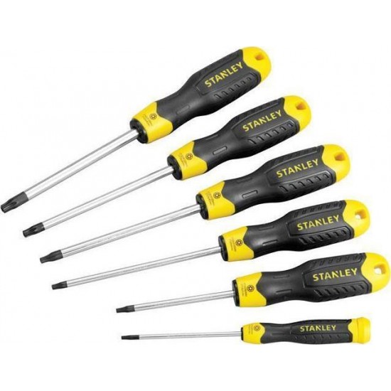 ΣΕΤ 6τεμ ΚΑΤΣΑΒΙΔΙΩΝ TORX TT10, TT15, TT20, TT30, TT40 STANLEY STHT2-65156