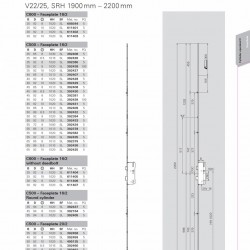 ΚΛΕΙΔΑΡΙΑ ROTO Κ45/92 ST20 5 ΣΗΜΕΙΩΝ 11-E392459
