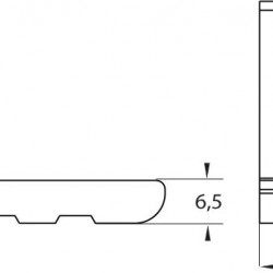 ΓΩΝΙΑ ALUMINCO ΕΑ520-172U 11Χ6,5 (31-1) ΜΕ ΚΑΒΙΛΙΕΣ