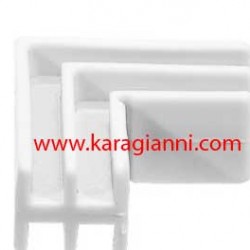 ΓΩΝΙΑ ALUMIL ΣΥΤΑΣ ΠΛΑΣΤΙΚΗ MS34 140-90-280-00