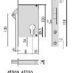 ΚΛΕΙΔΑΡΙΑ CISA Κ35 ΓΑΝΤΖΟΥ ΣΩΜΑ 45110-35