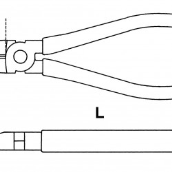 ΠΛΑΓΙΟΚΟΦΤΗΣ 160mm ΒΕΤΑ 1082MQ 010820096 1000V
