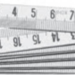 ΜΕΤΡΟ ΣΠΑΣΤΟ 2m INOX ΒΕΤΑ 1690/1 016900002