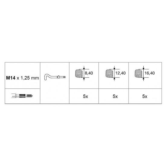 Κασετίνα σπειρωμάτων μπουζί BETA 004370100