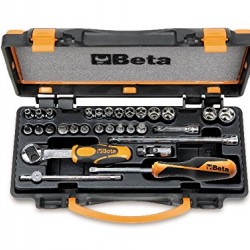 Κασετίνα 1/4  AS με 17 εξαρτήματα (10+7) BETA (Β009000961)