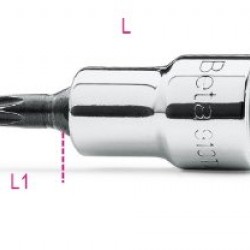 Σετ 6 καρυδάκια 3/8 Torx σε ράγα BETA (Β009100530)