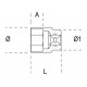 Σετ 8 καρυδάκια 1/2 σε ράγα BETA (Β009200042)