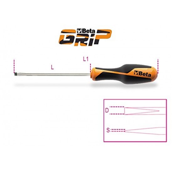 Κατσαβίδι ίσιο 0.6Χ3Χ75 BETAGRIP BETA (Β012640006) Κατσαβίδι ίσιο 0.6Χ3Χ75 BETAGRIP BETA (Β012640006)