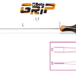Κατσαβίδι ίσιο μακρύ 0.8Χ4Χ400 BETAGRIP BETA (Β012640209)