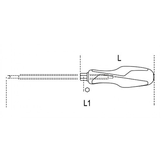 Λαβή για λάμες κατσαβιδιού BETA (Β012810280)