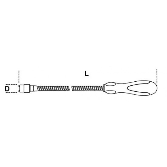 Μαγνητικό εύκαμπτο 530mm 1800 gr. BETA (Β017120012)