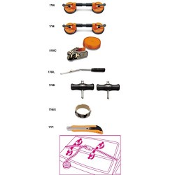Συλλογή με 8 εργαλεία για τζάμια οχημάτων BETA (Β017660100)