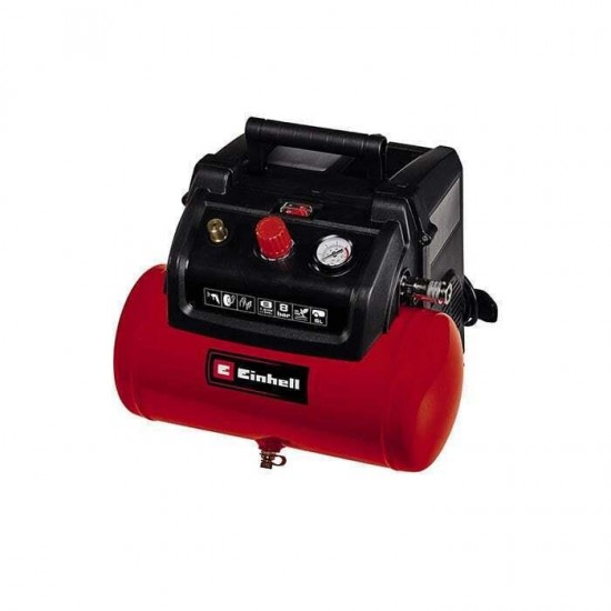 Αεροσυμπιεστής Einhell TC-AC 190/6/8 OF 4020655 έως 8 bar ρυθμιζόμενη μέσω μειωτήρα πίεσης Αεροσυμπιεστής Einhell TC-AC 190/6/8 OF 4020655 έως 8 bar ρυθμιζόμενη μέσω μειωτήρα πίεσης