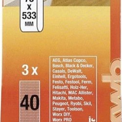 ΣΕΤ ΤΑΙΝΙΕΣ ΛΕΙΑΝΣΗΣ 3 ΤΜX 75Χ333mm K060 KWB  49912506