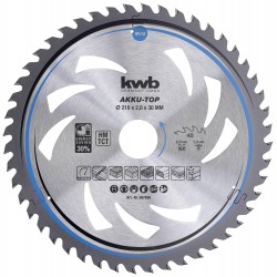 ΔΙΣΚΟΣ ΞΥΛΟΥ 210MM 48ΔΟΝΤΙΑ Φ30 KWB 587856