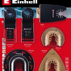ΣΕΤ ΕΞΑΡΤΗΜΑΤΑ ΓΙΑ ΠΟΛΥΕΡΓΑΛΕΙΟ 6 ΤΕΜ EINHELL KWB 708106