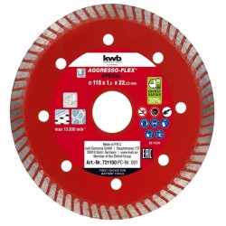 ΔΙΑΜΑΝΤΟΔΙΣΚΟΣ 115mm ΠΟΛΛΑΠΛΩΝ ΧΡΗΣΕΩΝ KWB 721150