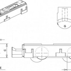 ΡΑΟΥΛΟ GIESSE CARRERA ΔΙΠΛΟ GOS-S ΓΙΑ EUROPA 2550 20-04-333  ALUMINCO AL220 ES220-320P ALFA ΚΩΔ:Ε4030