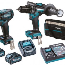 ΔΡΑΠΑΝΟΚΑΤΣΑΒΙΔΟ + ΚΑΤΣΑΒΙΔΙ Makita DK0114G201 40V με 2 Μπαταρίες 4Ah και Θήκη