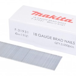ΚΑΡΦΙΑ 18Ga/40MM (5000τμχ) MAKITA F-31931