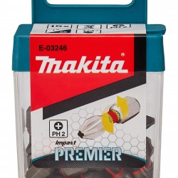 ΜΥΤΕΣ ΣΤΑΥΡΟ 025mm Νο 2 PH2 MAKITA E-03246 SET 15 TEMAΧΙΩΝ JAPAN