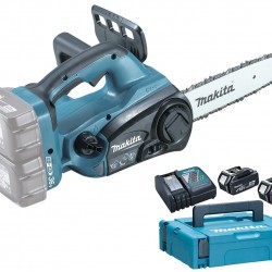 ΑΛΥΣΟΠΡΙΟΝΟ MAKITA DUC252Z/KIT Συμπαραδιδόμενα: battery kit (2 μπαταρίες 18V/5.0Ah, φορτιστής σε βαλίτσα MakPac)