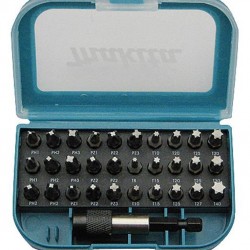 ΜΥΤΕΣ ΣΕΤ 31 ΤΕΜ ΜΕ ΑΝΤΑΠΤΟΡΑ MAKITA P-73374