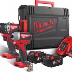 ΔΡΑΠΑΝΟΚΑΤΣΑΒΙΔΟ + ΚΑΤΣΑΒΙΔΙ Milwaukee M18 BLPP2A2-502X BRUSHLESS 4933464522