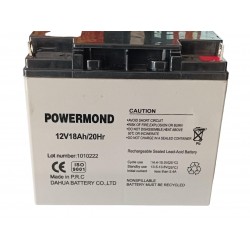 Μπαταρία 12V/ 18AH POWERMOND Επαναφορτιζόμενη Μολύβδου με ακροδέκτες βίδες