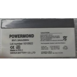 Μπαταρία 6V 1.3Ah POWERMOND Επαναφορτιζόμενη Μολύβδου