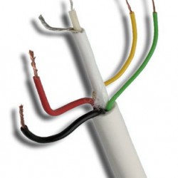 Καλώδιο ANGA ST-CC02 CCTV 1 x mini RG59 + 2 x 0.50mm + 2 x 0.22mm (100μ) CCA