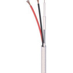 ANGA ST-CC01 Καλώδιο CCTV 1 x mini RG59 + 2 x 0.50mm (500μ) CU/PVC