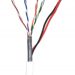 ANGA ST-CC03 Καλώδιο UTP Cat5e + 2 x 0.50mm (305μ) CCA/PVC