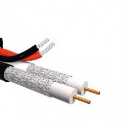 ANGA ST-CC07 (100μ) Καλώδιο CCTV 2 x mini RG59 + 2 x 0.50mm CU/PVC