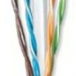 ANGA ST-L03 (305μ) Καλώδιο UTP CAT6 σε Λευκό χρώμα CCA/PVC