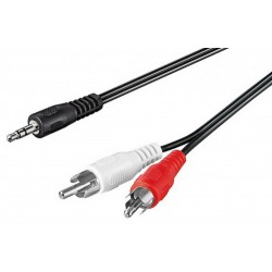 3,5mm 3-Pin Stereo σε 2 RCA stereo 1.5μ