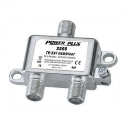 Power Plus S505 Μίκτης - Διαχωριστής TV/SAT επιγείου και δορυφορικού σήματος για εσωτερικό χώρο ΑΜΦΙΔΡΟΜΟ