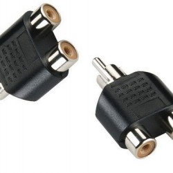 RCA αρσενικό σε 2x RCA θηλυκά